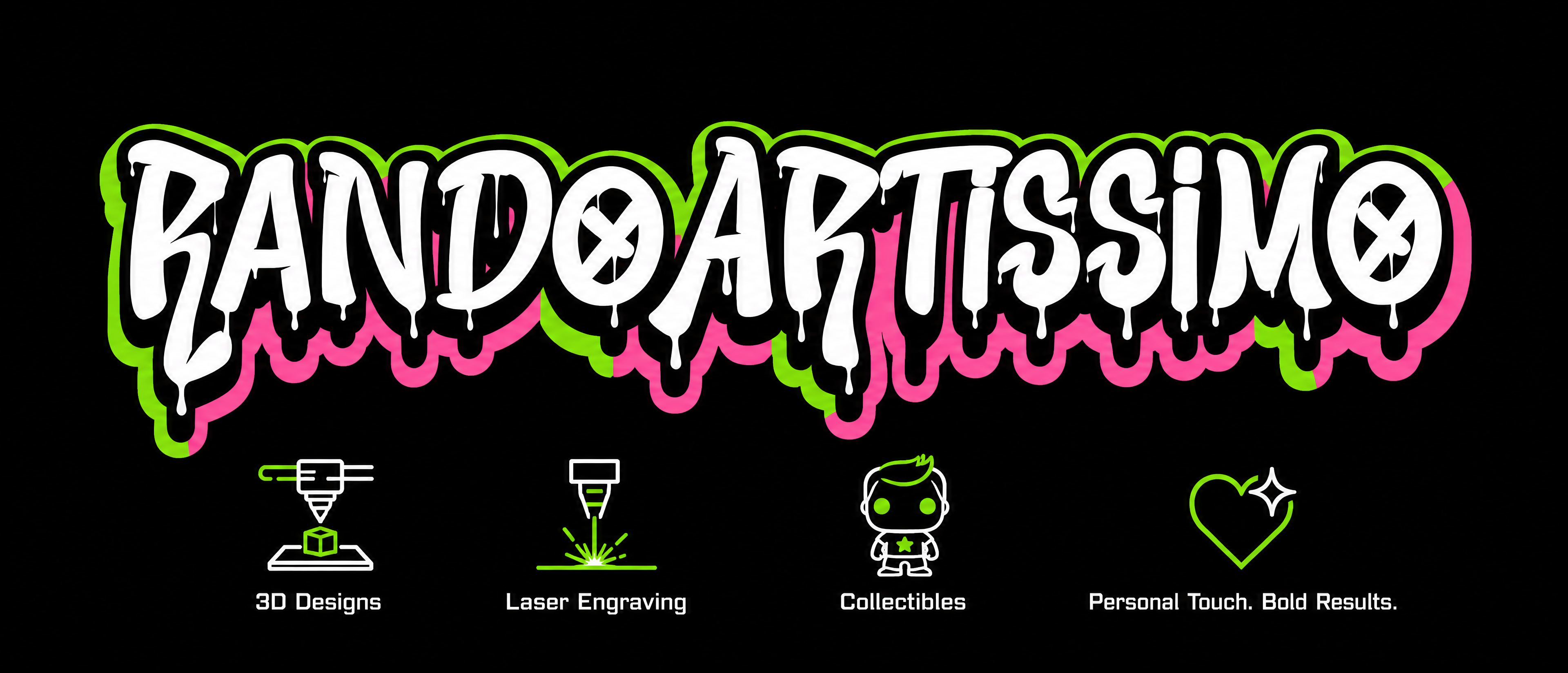 RandoArtissimo — Bold 3D-Printed Collectibles